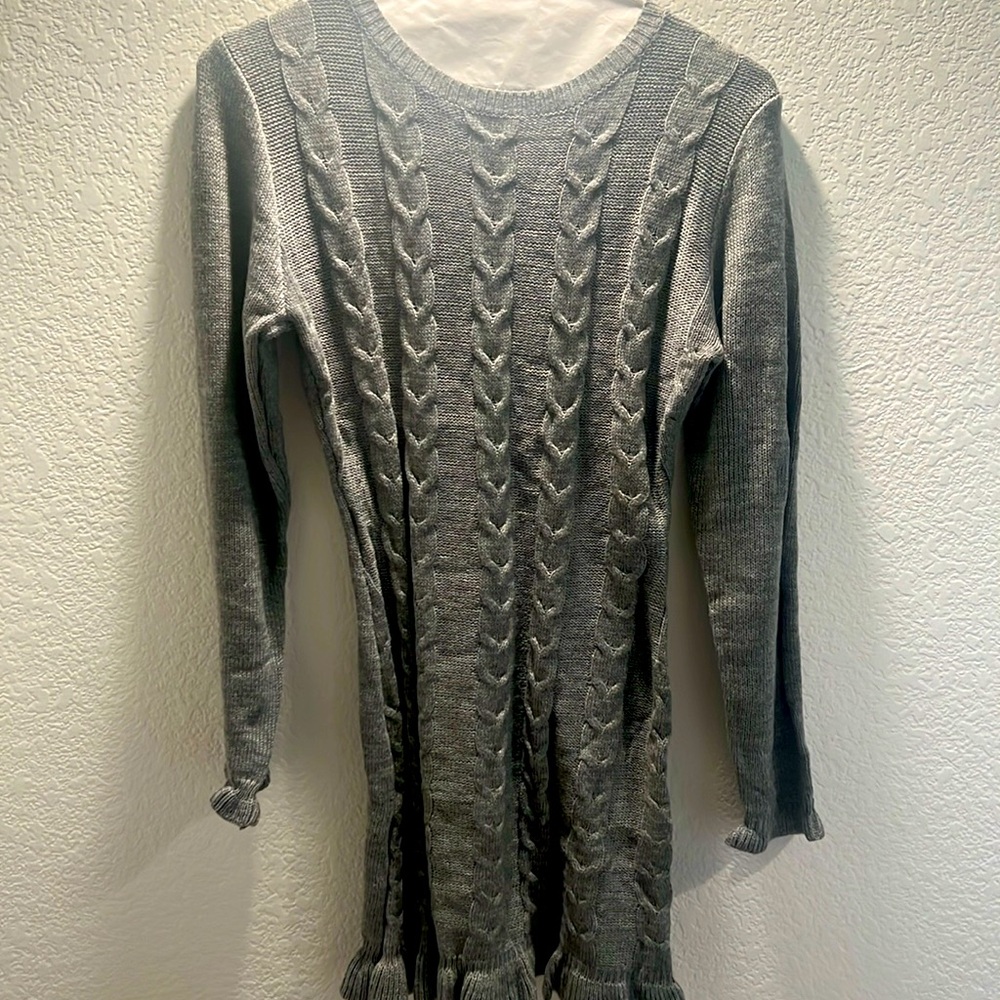 Gray Sweater Dress